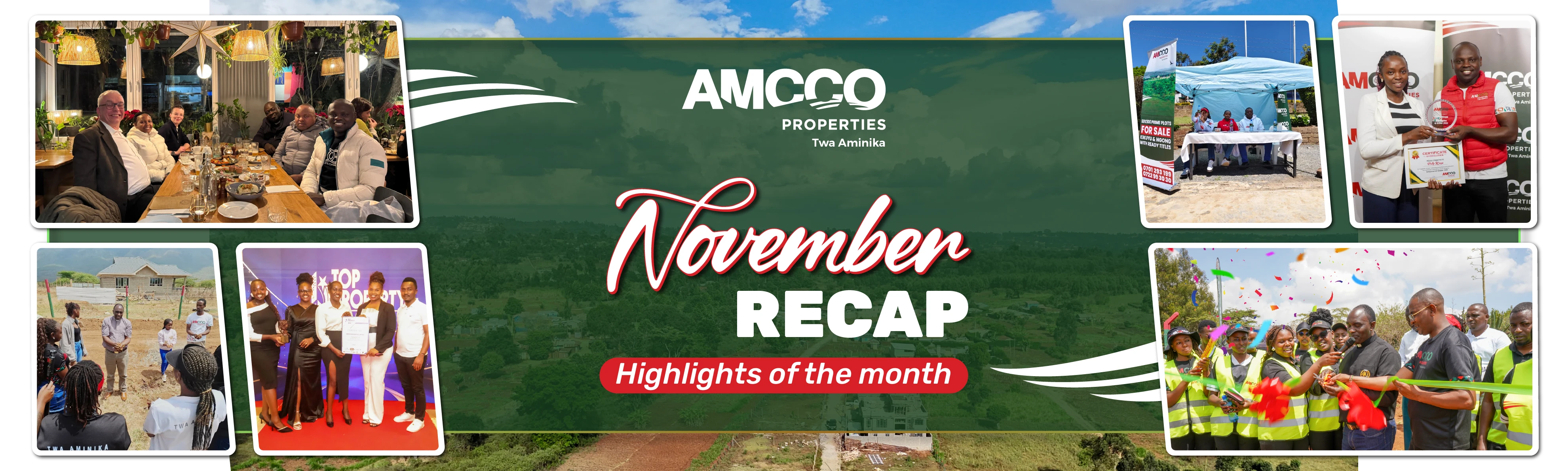 A Month of Milestones: Amcco Properties November Recap